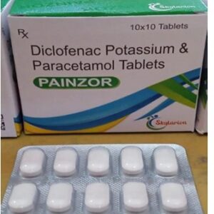 PAINZOR  Diclofenac  Potassium(50mg) +  Paracetamol (325mg)